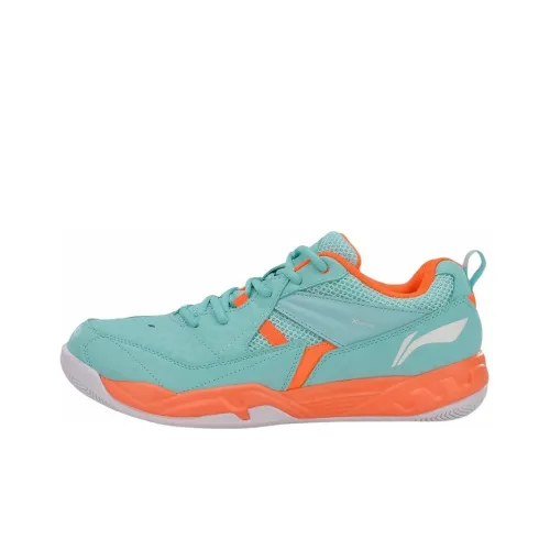 LiNing Koba Cushioning Wear Resistant Low Top Badminton Shoes Unisex Electric Blue