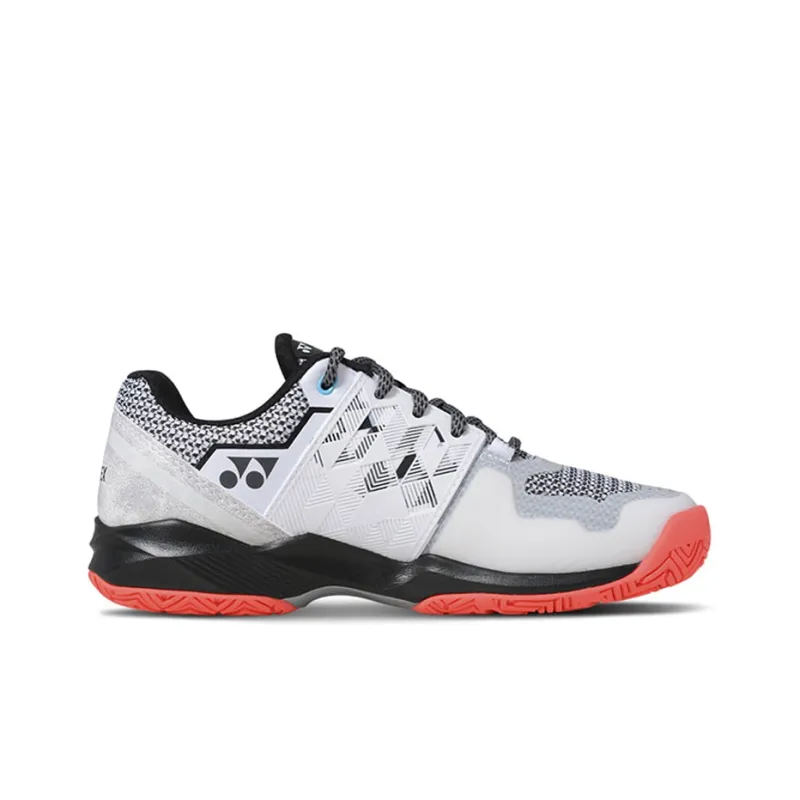 YONEX Shtsale Cushioning Breathable Low-Top Badminton Shoes Unisex White Black-1