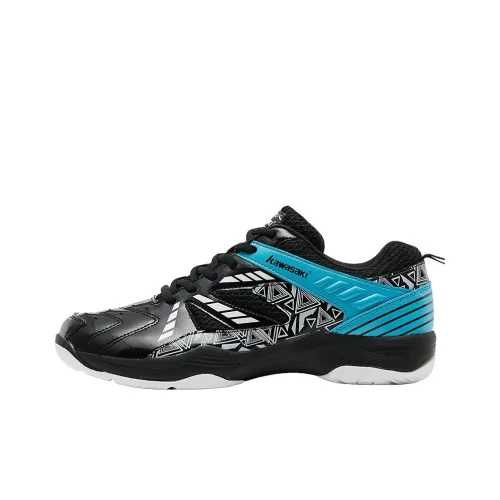 Kawasaki Badminton Shoes Unisex Low-Top Black