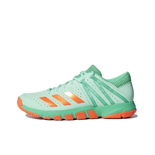 Adidas Wucht P5 Badminton Shoes Men Low-Top Green/Orange