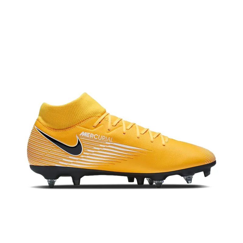 Nike Mercurial Superfly 7 Academy SG PRO Anti Clog Traction 'Black Yellow'-1