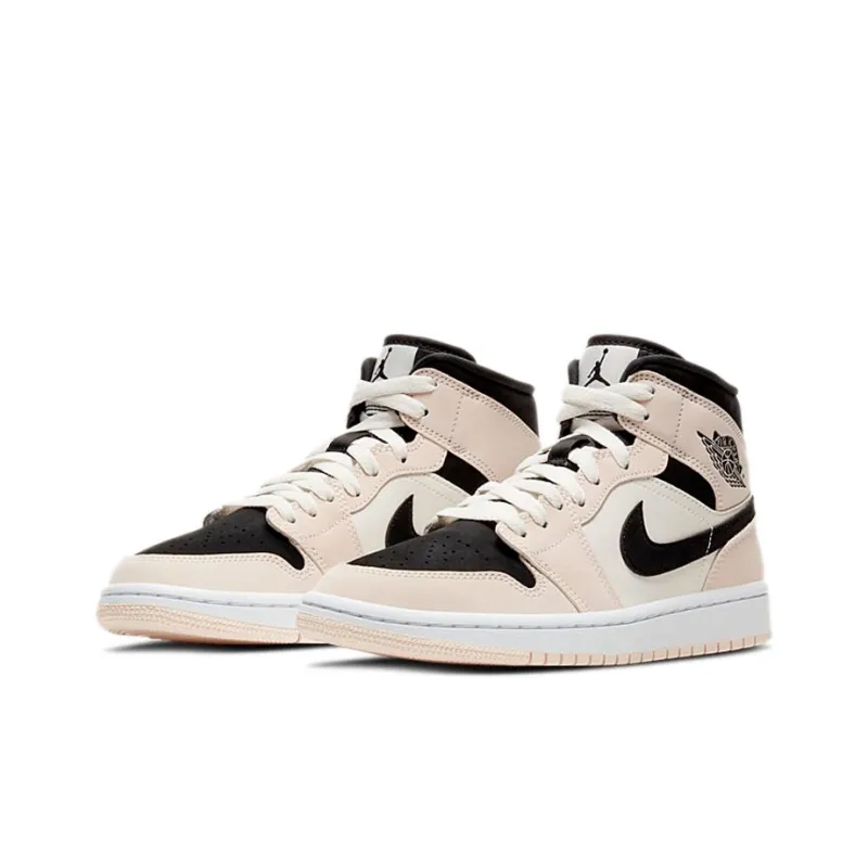 Jordan 1 Mid Barely Orange Women's-2