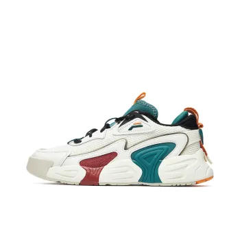FILA Swarm Low Swirl Sneakers Red/white/green Women's