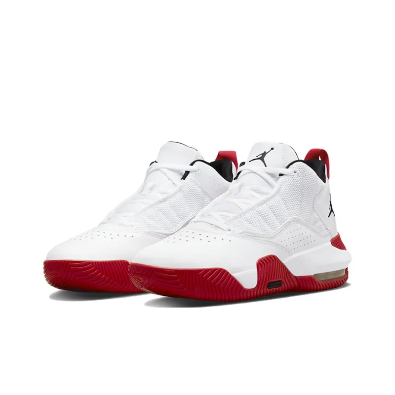 JORDAN Stay Loyal 'White University Red'-2