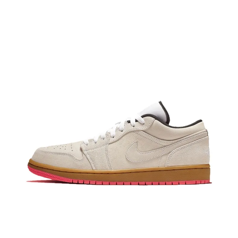 Jordan 1 Low White Gum Hyper Pink-0