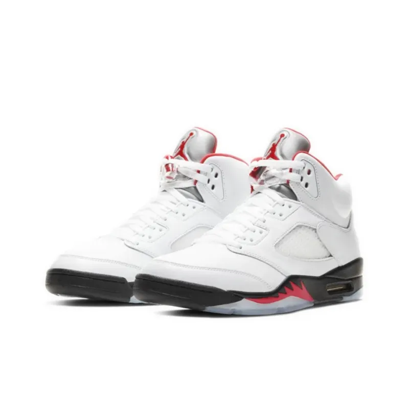Jordan 5 Retro Fire Red Silver Tongue 2020-2