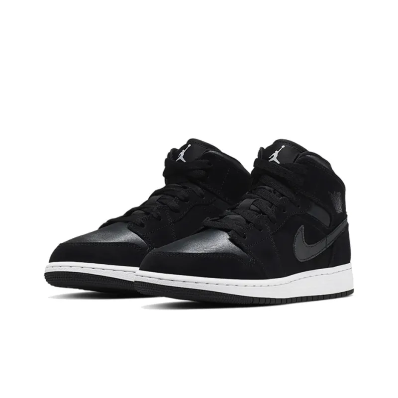 Air Jordan 1 Mid SE 'Black Anthracite' GS-2