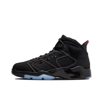 JORDAN 6 17 23 Black White Red Contrast Stitching