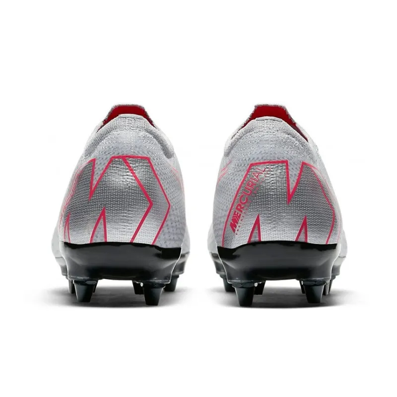 Nike Mercurial Vapor 12 Soccer Shoes Men Low-Top Gray/Pink-4