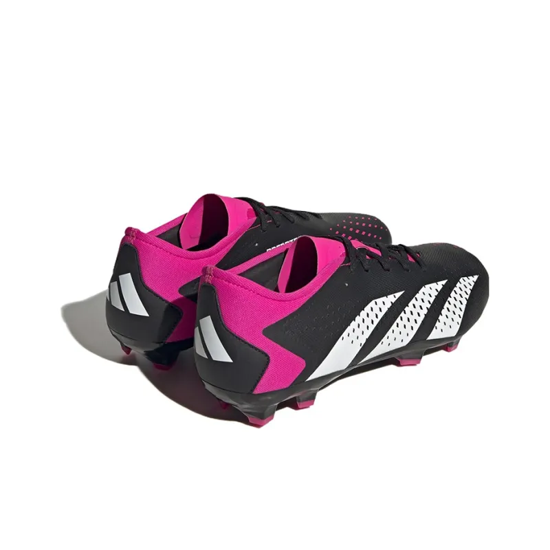 Adidas Predator Accuracy.3 Low Fg Core Black Cloud White Team Shock Pink-3
