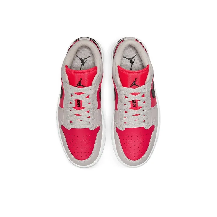 Jordan 1 Retro Low Light Iron Ore Siren Red Women's-3