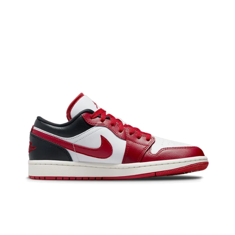 Air Jordan 1 Low 'White Gym Red' Women's-1