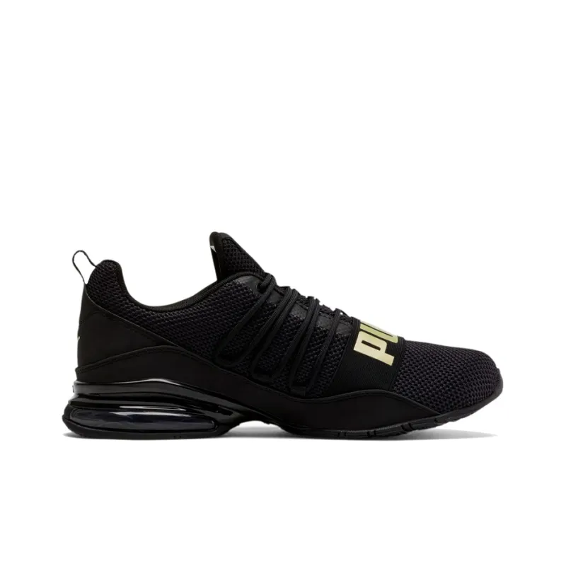 PUMA Cell Regulate Woven Black/Gold Running Shoes-1