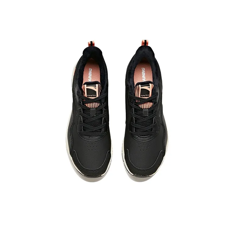 ANTA Variety Training Collection Training Shoes Women's Low Top Black/Beauty Red/Ivory White-2