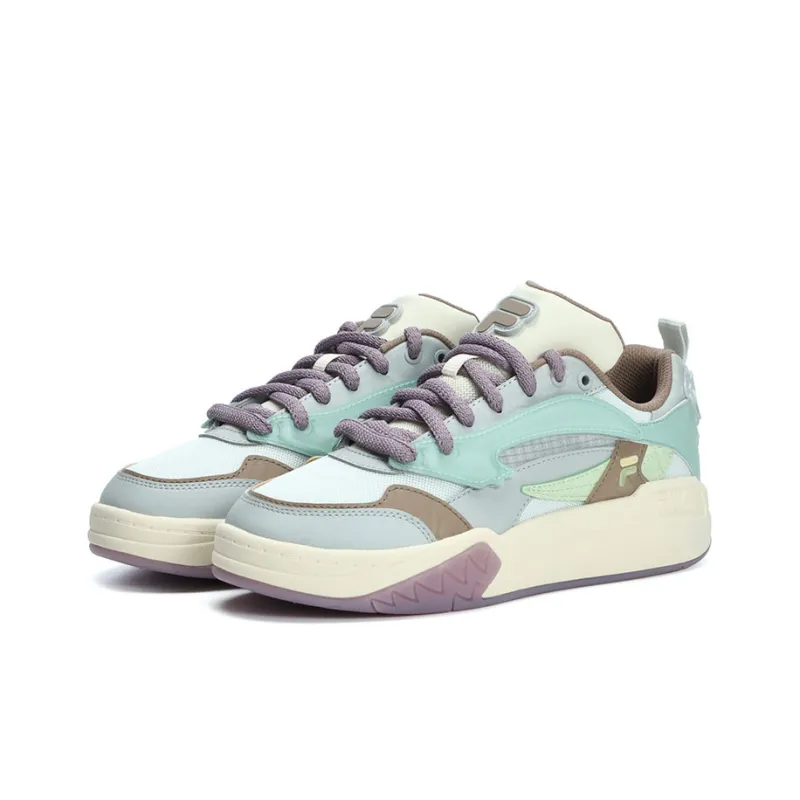 FILA FUSION Lifestyle Basketball Heritage Sneakers 'Blue White Purple' Women's-1