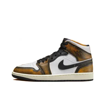 JORDAN 1 Mid Se Orange Wear Away