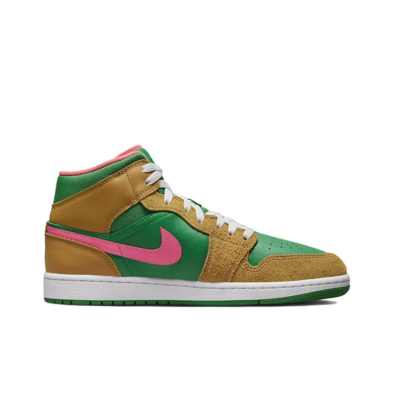 Jordan 1 Mid SE Wheat Watermelon-1