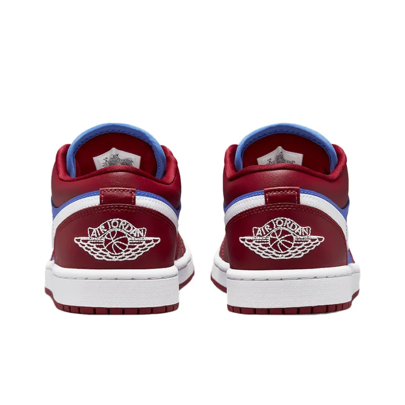 Jordan 1 Low Pomegranate Medium Blue Women's-4