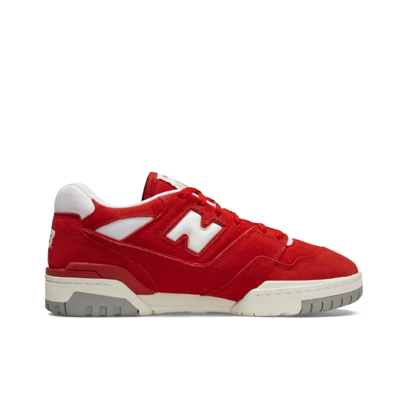 New Balance 550 Suede Pack Team Red-1