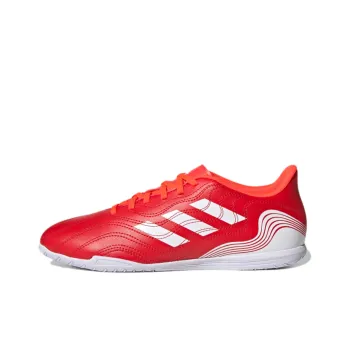 Adidas Copa Sense.4 IC/IN Indoor Slip-Resistant Soccer Shoes Men's Red White