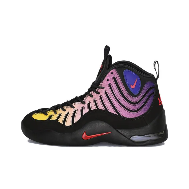 Nike Air Bakin 'Supreme Black Speed Red Multi Color'-0