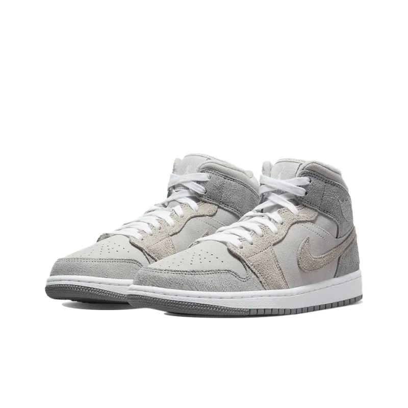 Air Jordan 1 Mid Se 'Particle Grey' Women's-2