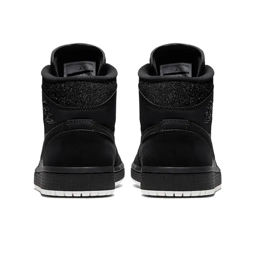 JORDAN Mid Glitter Black Women's US W POIZON