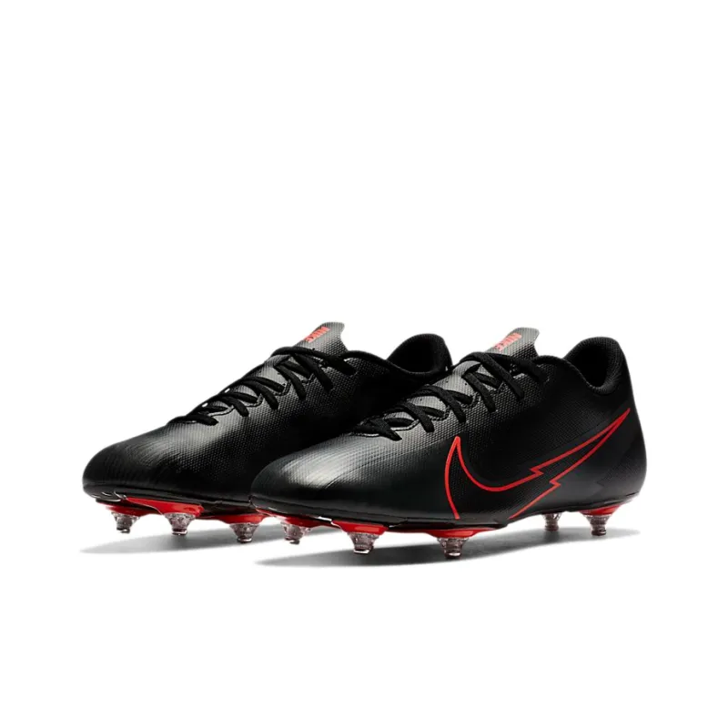 Nike Mercurial Vapor 13 Club Sg Soft Ground 'Black Red'-2