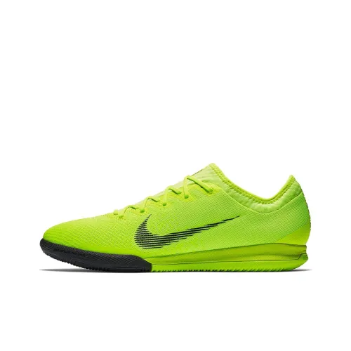 Nike Mercurial Vapor 12 Soccer Shoes Men Low-Top Neon Green