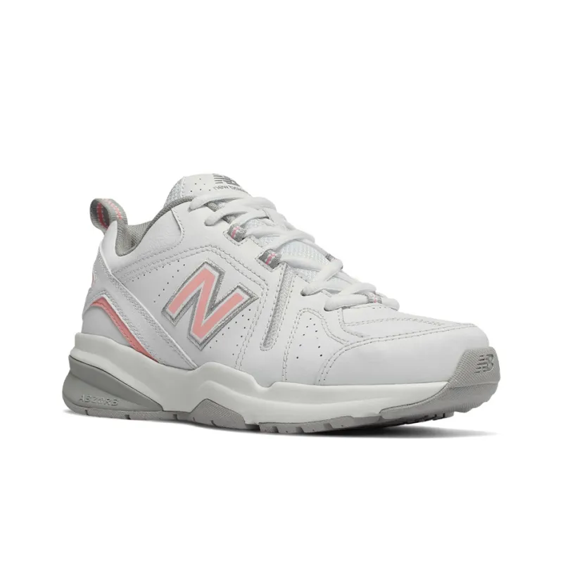 New Balance 608v5 White Pink Women's-2