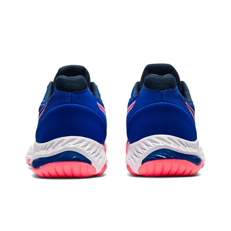 Asics Netburner Ballistic FF 2 Vintage Basketball Shoes Women's Low-Top Blue/Pink-3
