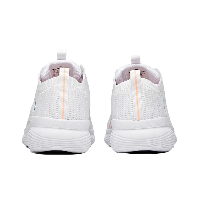 ANTA Training Shoes Women's Low Top ANTA White/Fluorescent Sunset Orange-3