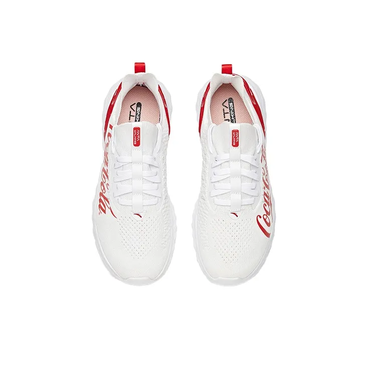 ANTA Training Shoes Women's Low Top ANTA White/University Red-2