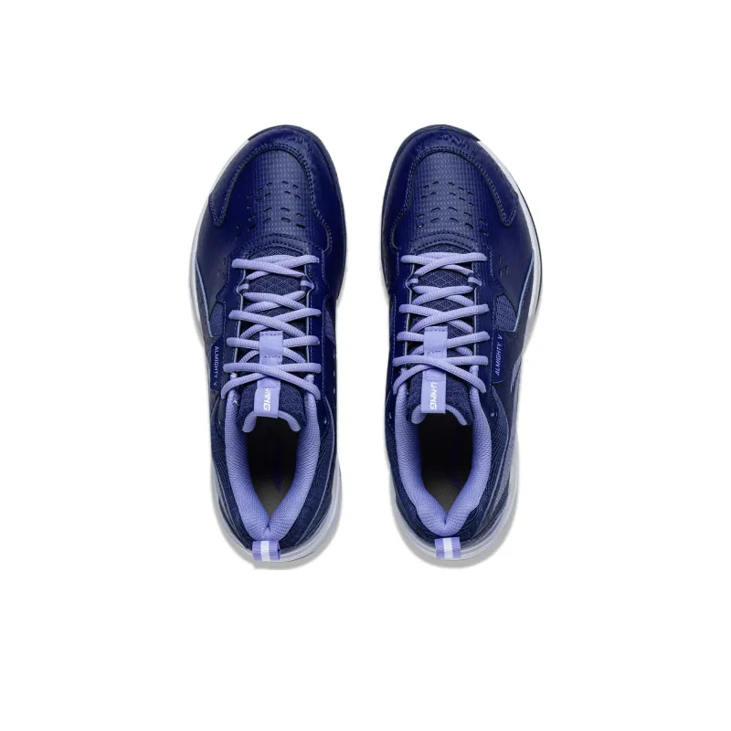 LiNing Ace Ⅴ Anti Slip And Wear Resistant Breathable Low Top Badminton Shoes Unisex Navy-3