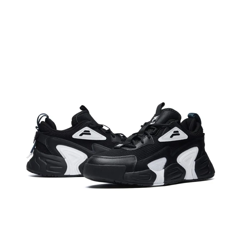 FILA Swarm Swirl Casual Sneakers Black-4