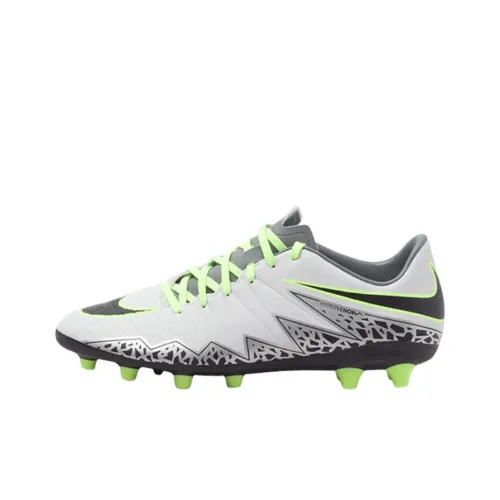 Nike Hypervenom Phelon 2 Soccer Shoes Men Low-Top Gray/Green