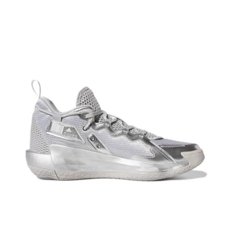 Adidas Dame 7 Extply Silver Metallic-1