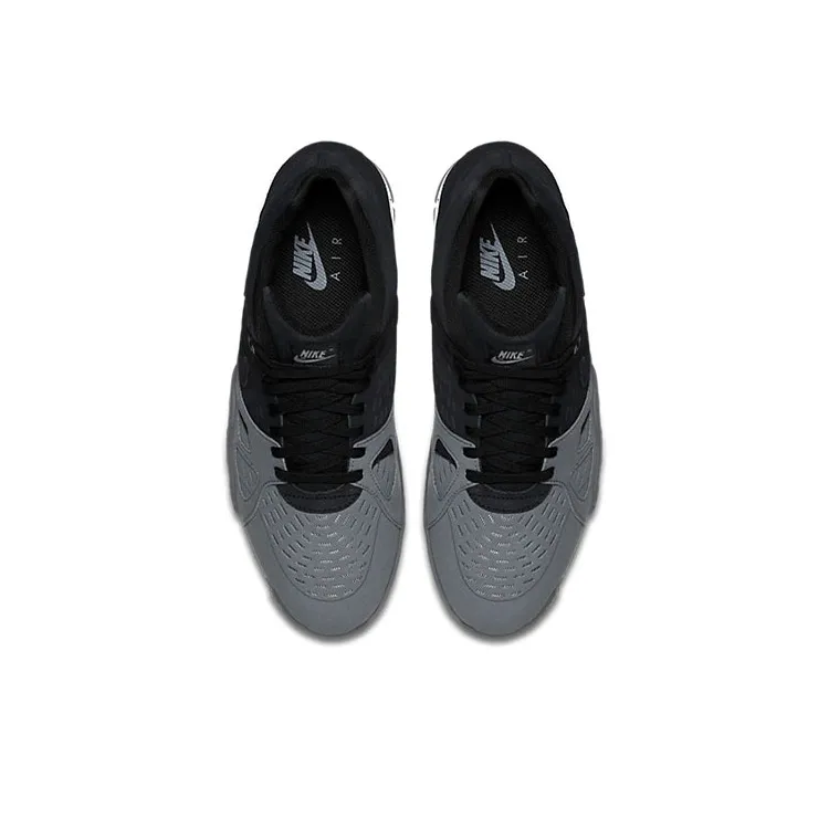 Nike Air Trainer 3 Cushioned Anti Slip And Wear Resistant Lightweight Mid Top Vintage Basketball Shoes Men's Black Gray-3