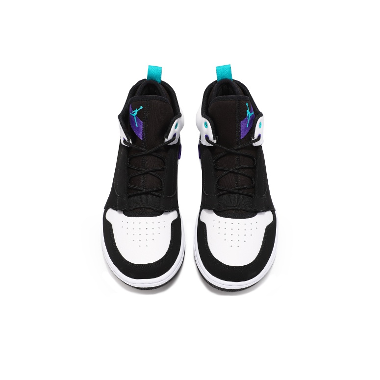 JORDAN Fadeaway Black White Grape POIZON