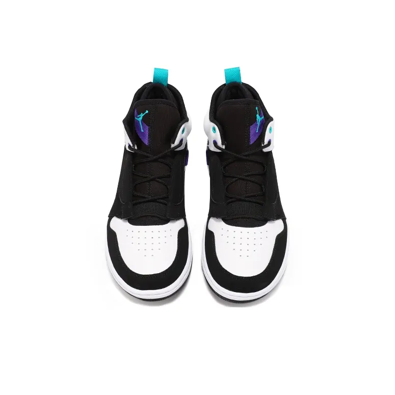 Jordan Fadeaway Black White Grape-3