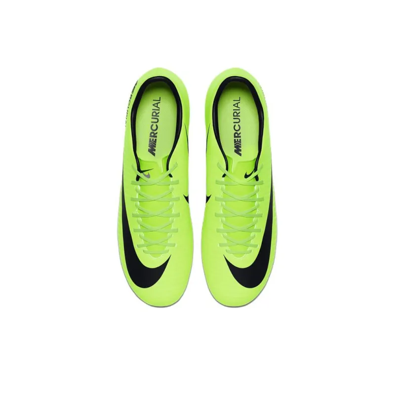 Nike Mercurial Victory Soccer Shoes Men Low-Top Neon Green/Black-3