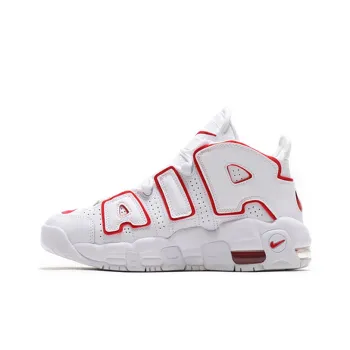 Nike Air More Uptempo 'White Varsity Red' Gs