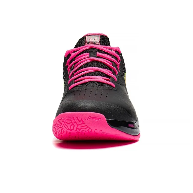 LINING Thunder Badminton Shoes Unisex Low Top Black-4