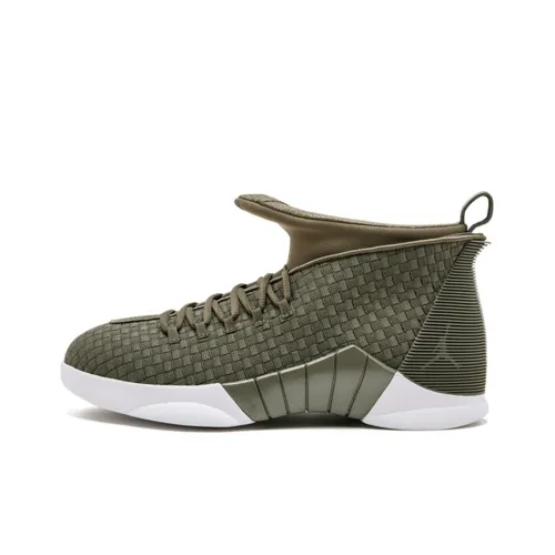 Jordan 15 Retro PSNY Woven Olive