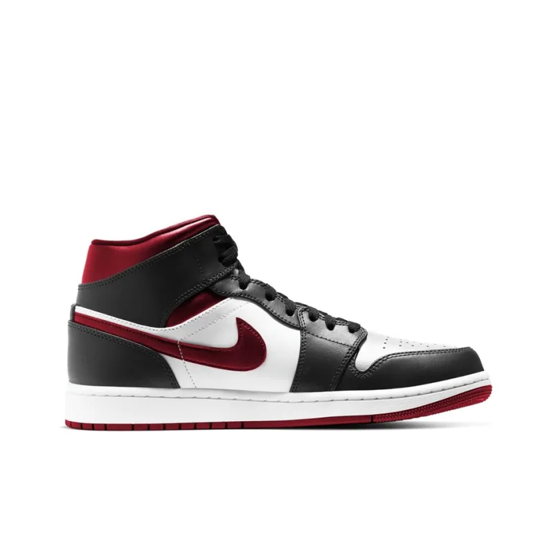 Jordan 1 Mid Gym Red Black White-1