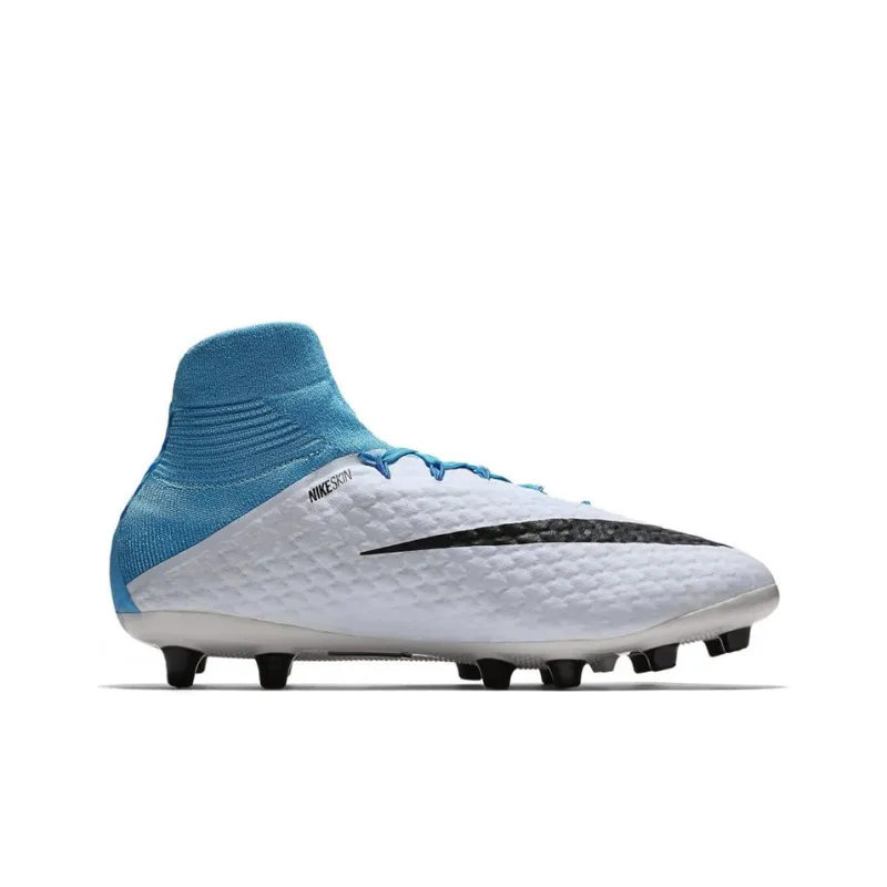 Nike Hypervenom Phantom 3 Soccer Shoes Men Mid-Top Blue/Gray-1