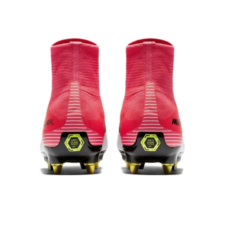 Nike Mercurial Superfly 5 Soccer Shoes Men High Top Pink/White-4
