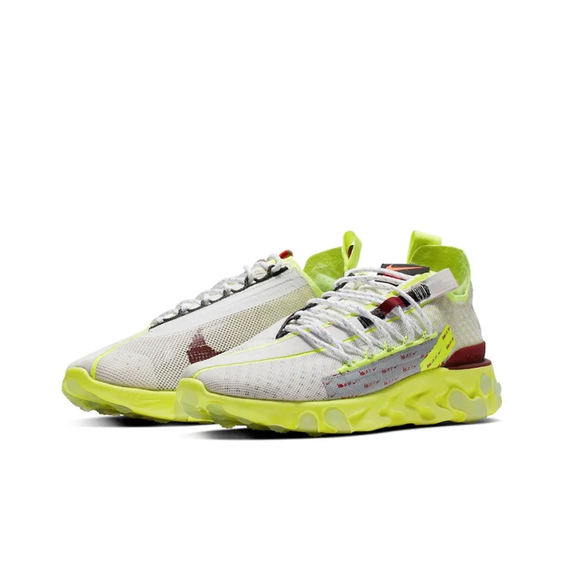 Nike React Runner Ispa Platinum Tint Volt Glow Team Red-2