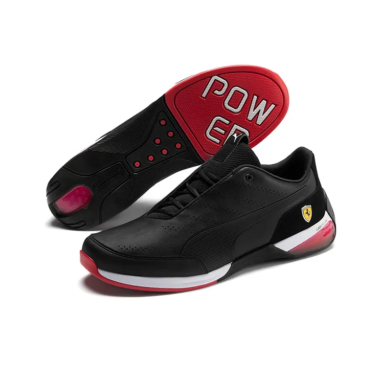 PUMA Ferrari Kart Cat X Low Running Shoes Black/Red/White-4
