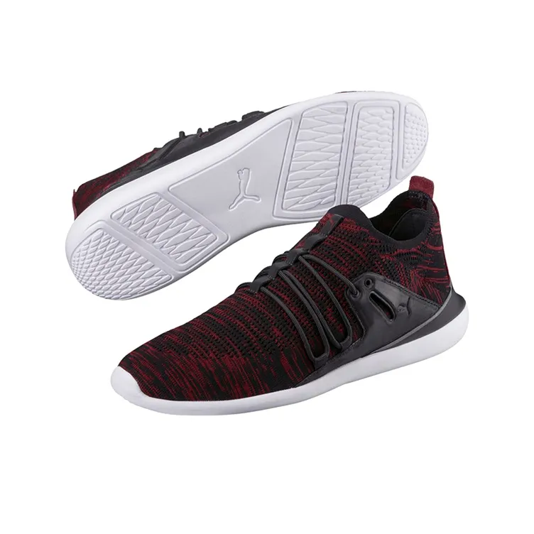 PUMA Ferrari Evo Cat Lace Lifestyle Low Running Shoes Red/Black/White Women's-4